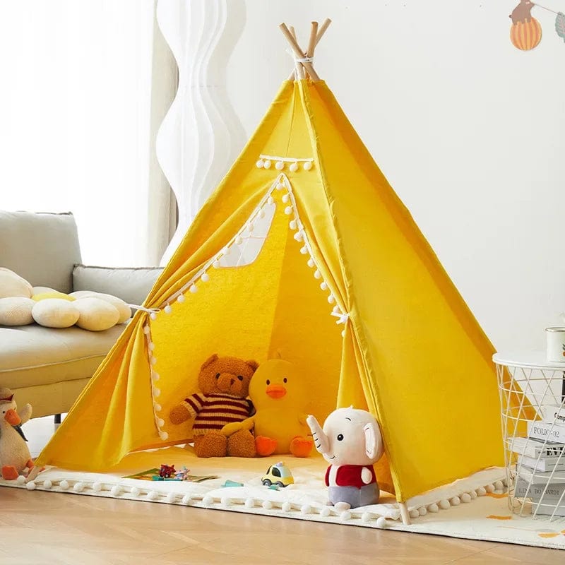 1.35m Tent For Kid Play House Wigwam for Children Portable Children Tipi Tents Teepee Tipi Infantil Kid Tent Girl Play Room