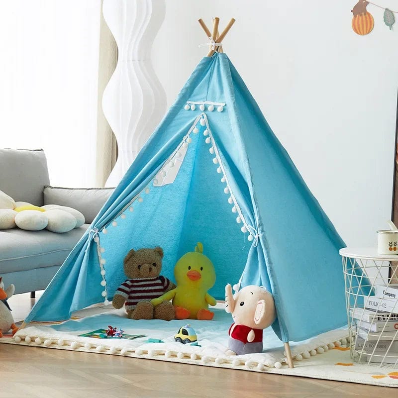 1.35m Tent For Kid Play House Wigwam for Children Portable Children Tipi Tents Teepee Tipi Infantil Kid Tent Girl Play Room