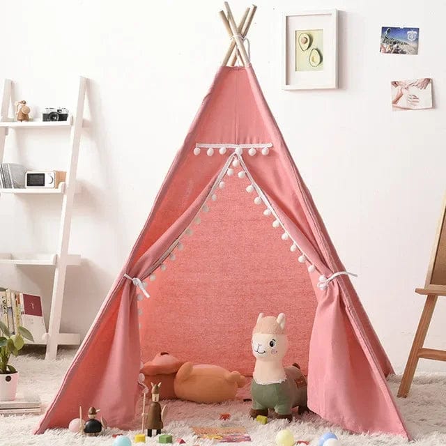 1.35m Tent For Kid Play House Wigwam for Children Portable Children Tipi Tents Teepee Tipi Infantil Kid Tent Girl Play Room