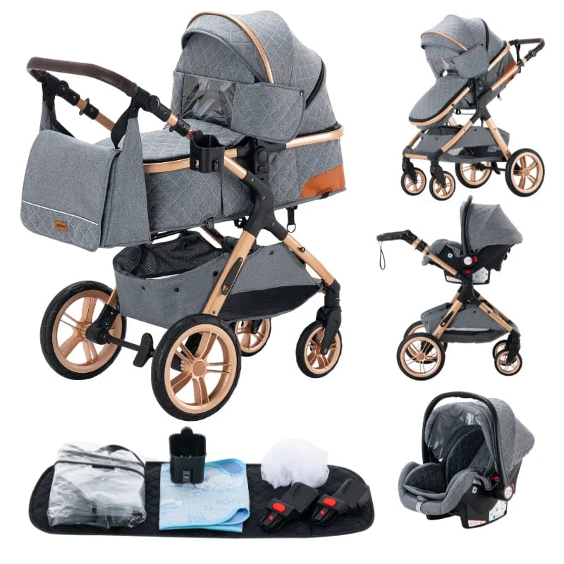 Baby stroller 3 in1,four wheel stroller,2 in 1 baby car,Lightweight strollers,Mutifunction Strollers,baby carriage,Poussette