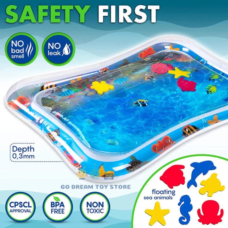 Baby Water Mat Inflatable Cushion Infant Toddler Water Play Mat for Children Early Developing Educational Toy Summer Toys