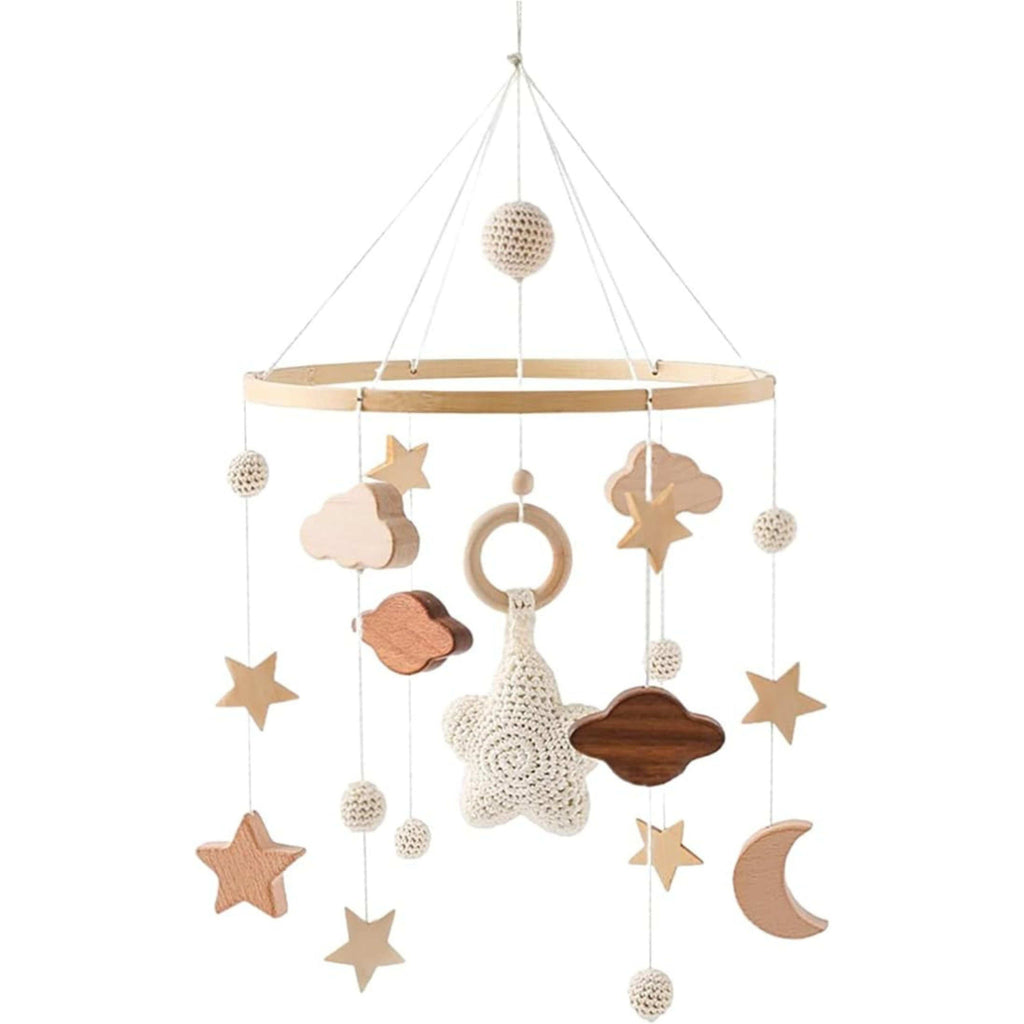 Mobile bébé | Galaxy en bois